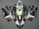 2007-2008 White Green Yellow Glossy Black Hannspree Honda CBR600RR Motorcycle Fairings