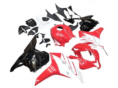 2009-2012 White Red Glossy Black Honda CBR600RR Motorcycle Fairing Kits