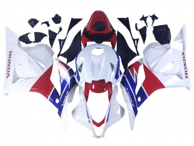 2009-2012 White Red Blue Honda CBR600RR Motorcycle Fairings