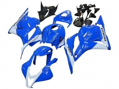 2009-2012 Blue White Honda CBR600RR Motorcycle Fairings