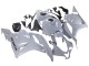 2009-2012 Glossy Nardo Grey Honda CBR600RR Motorcycle Fairings