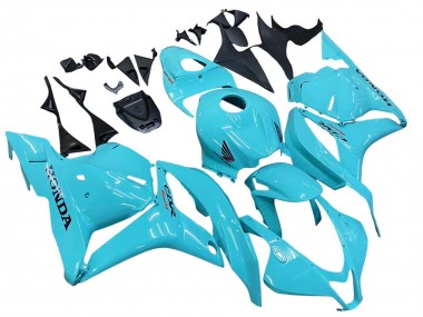 2009-2012 Light Blue Racing Honda CBR600RR Motorcycle Fairings