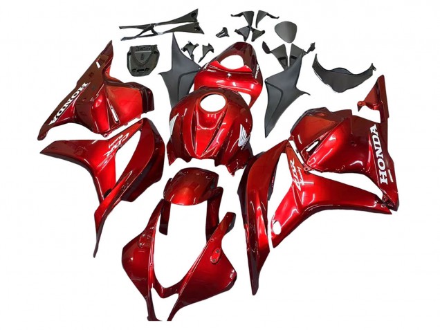 2009-2012 Red Racing Honda CBR600RR Motorcycle Fairings