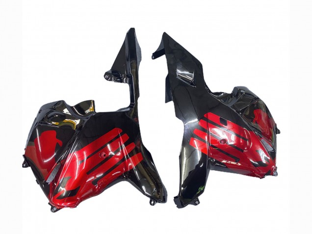 2009-2012 Red Glossy Black Honda CBR600RR Motorcycle Fairings