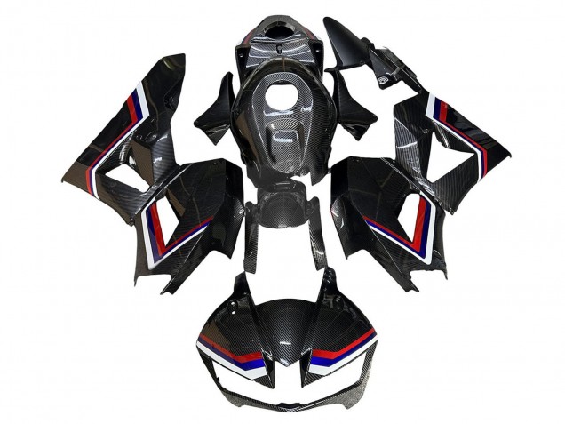 2009-2012 White Red Blue Black Carbon Fiber Honda CBR600RR Motorcycle Fairings