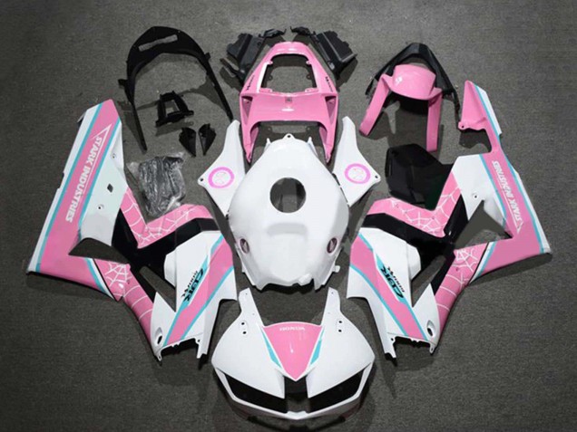 2009-2012 White Pink Blue Honda CBR600RR Motorcycle Fairings