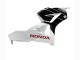 2013-2023 White Glossy Black Honda CBR600RR Motorcycle Fairing Kits