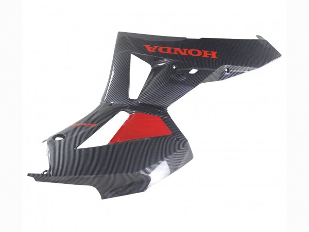 2013-2023 Black Carbon Fiber Red Honda CBR600RR Motorcycle Fairings