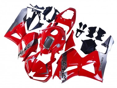 2013-2023 Silver Red Honda CBR600RR Motorcycle Fairings