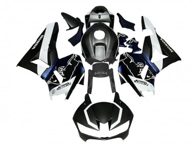 2013-2023 Black Carbon Fiber White Blue Red Bull Honda CBR600RR Motorcycle Fairings