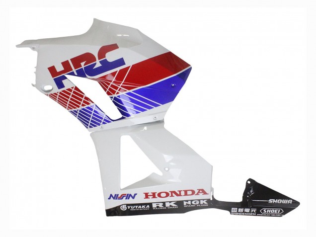 2013-2023 White Red Blue HRC Honda CBR600RR Motorcycle Fairing