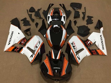 2013-2023 White Orange Glossy Black Repsol Honda CBR600RR Motorcycle Fairings