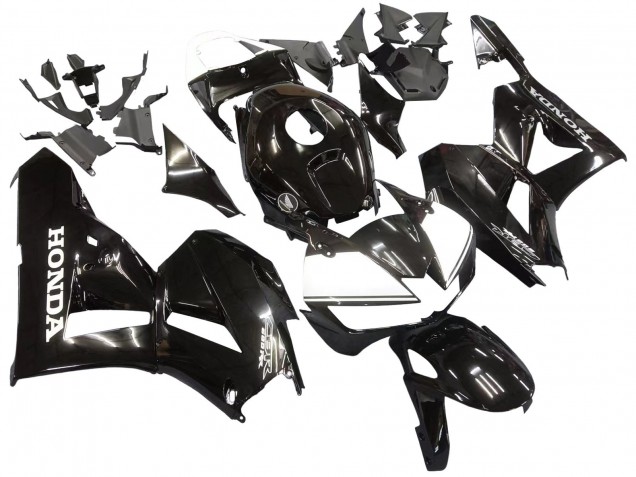 2013-2023 Glossy Black Honda CBR600RR Motorcycle Fairing