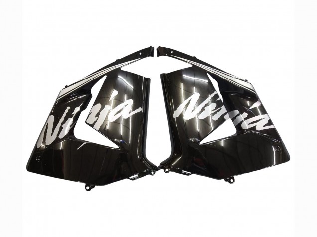 2004-2005 Glossy Black Ninja Kawasaki ZX10R Motorcycle Fairings