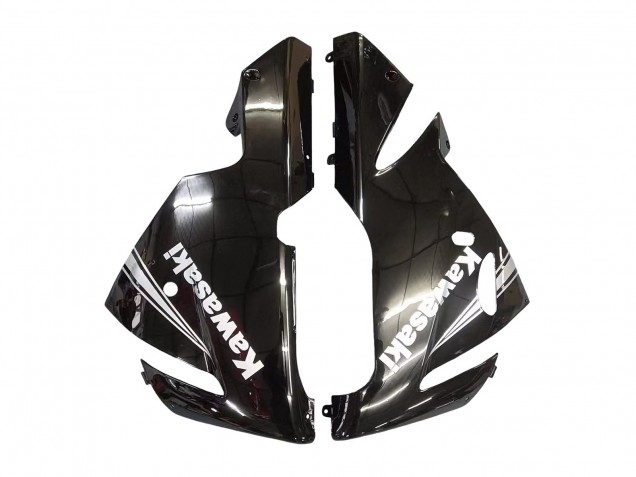 2004-2005 Glossy Black Ninja Kawasaki ZX10R Motorcycle Fairings