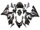 2004-2005 Glossy Black Ninja Kawasaki ZX10R Motorcycle Fairings