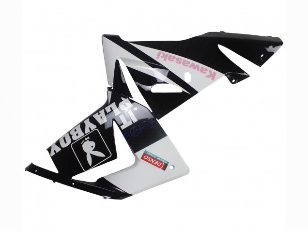 2004-2005 Black Pink White Playboy Motul Kawasaki ZX10R Motorcycle Fairings
