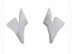 2004-2005 Black White Kawasaki ZX10R Motorcycle Fairing