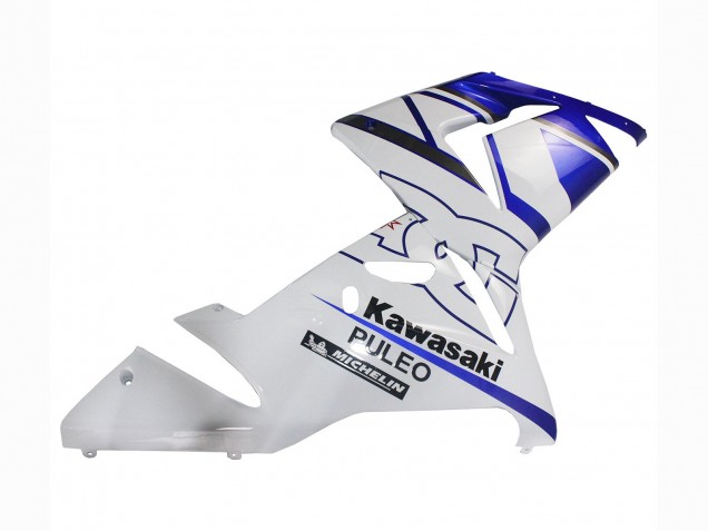2004-2005 Black White Kawasaki ZX10R Motorcycle Fairing