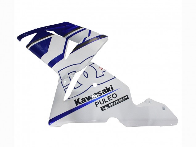 2004-2005 Black White Kawasaki ZX10R Motorcycle Fairing