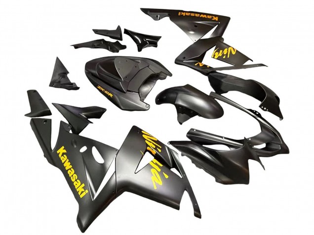 2004-2005 Black Ninja Kawasaki ZX10R Motorcycle Fairings
