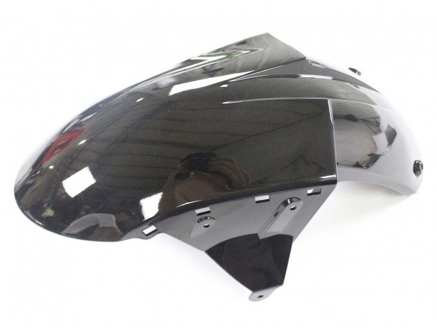 2004-2005 Black with Green Flame Ninja Kawasaki ZX10R Motorcycle Fairings