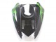 2004-2005 Black with Green Flame Ninja Kawasaki ZX10R Motorcycle Fairings