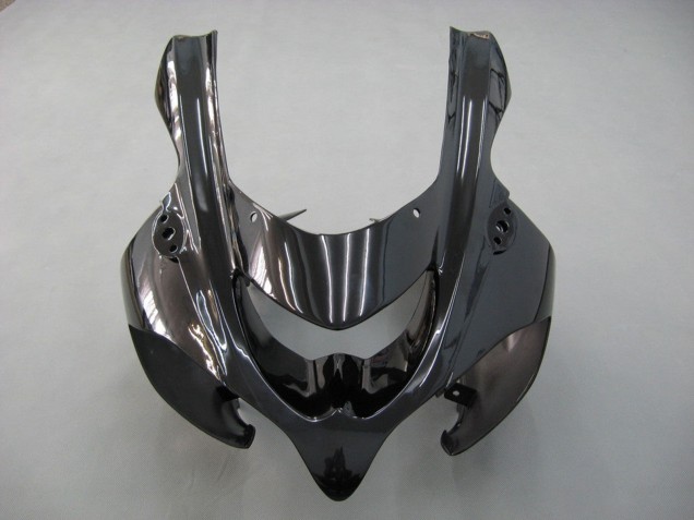 2004-2005 Black White Kawasaki ZX10R Motorcycle Fairings