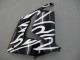 2004-2005 Black White Kawasaki ZX10R Motorcycle Fairings