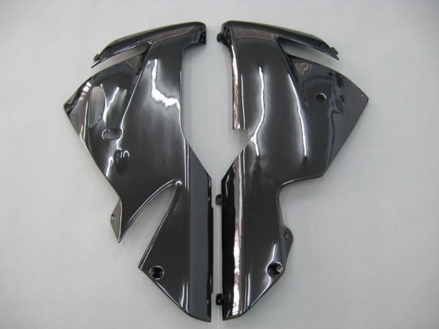 2004-2005 Black White Kawasaki ZX10R Motorcycle Fairings
