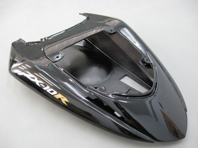2004-2005 Black White Kawasaki ZX10R Motorcycle Fairings