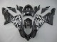 2004-2005 Black White Kawasaki ZX10R Motorcycle Fairings