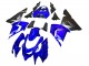 2004-2005 Blue Black Ninja Kawasaki ZX10R Motorcycle Fairings