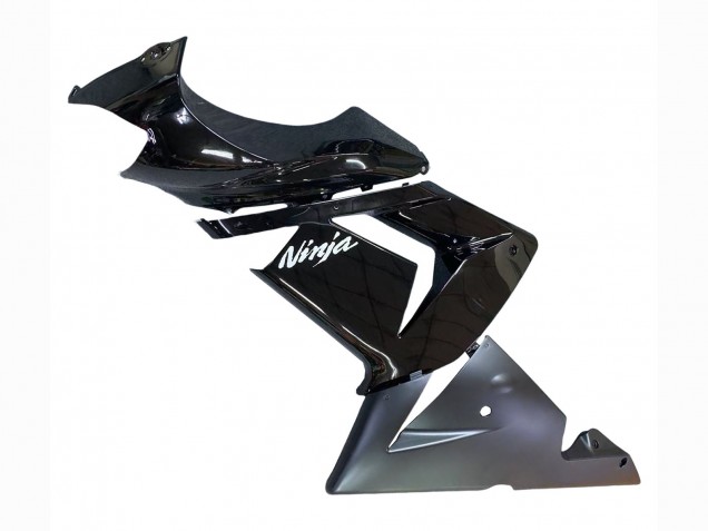 2004-2005 Glossy Matte Black Ninja Kawasaki ZX10R Motorcycle Fairings