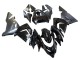 2004-2005 Glossy Matte Black Ninja Kawasaki ZX10R Motorcycle Fairings