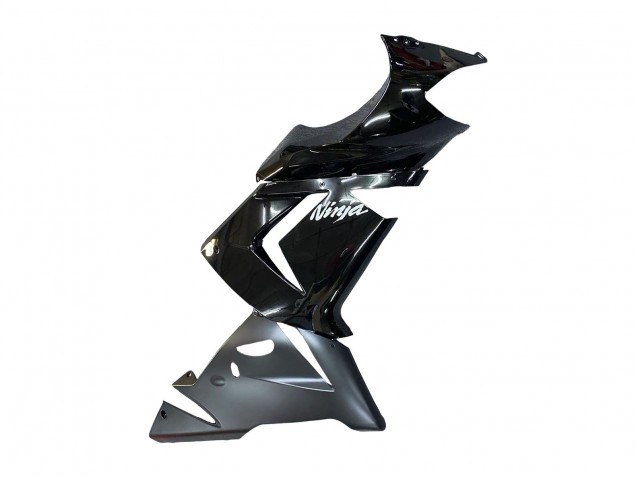 2004-2005 Glossy Matte Black Ninja Kawasaki ZX10R Motorcycle Fairings