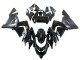 2004-2005 Glossy Matte Black Ninja Kawasaki ZX10R Motorcycle Fairings