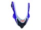 2004-2005 Glossy Blue White Fiat Motul Kawasaki ZX10R Motorcycle Fairings