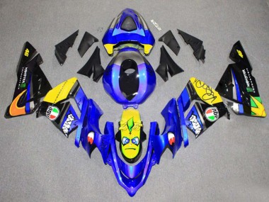 2004-2005 Green Black Ninja Kawasaki ZX10R Motorcycle Fairing