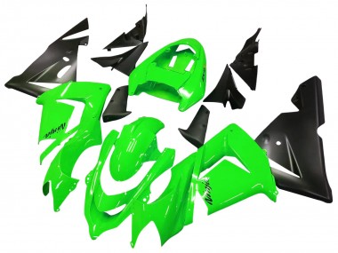 2004-2005 Green Black Ninja Kawasaki ZX10R Motorcycle Fairings