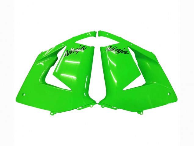 2004-2005 Green Black Ninja Kawasaki ZX10R Motorcycle Fairings