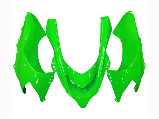 2004-2005 Green Black Ninja Kawasaki ZX10R Motorcycle Fairings