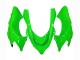 2004-2005 Green Black Ninja Kawasaki ZX10R Motorcycle Fairings