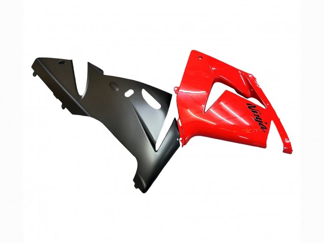2004-2005 Red Black Ninja Kawasaki ZX10R Motorcycle Fairings