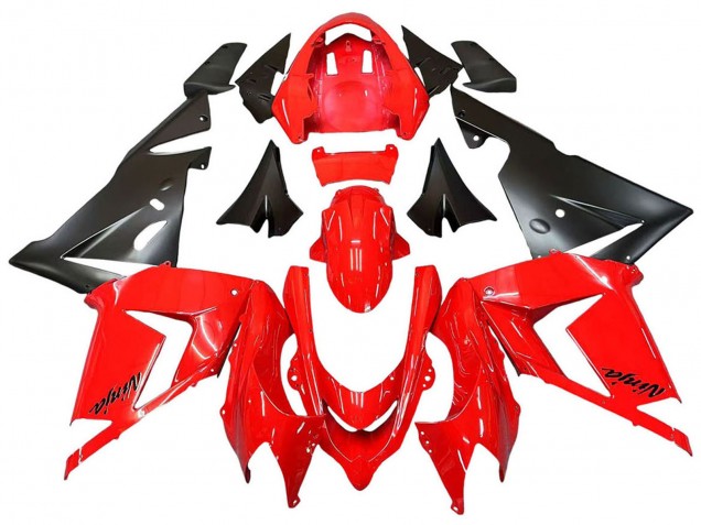 2004-2005 Red Black Ninja Kawasaki ZX10R Motorcycle Fairings