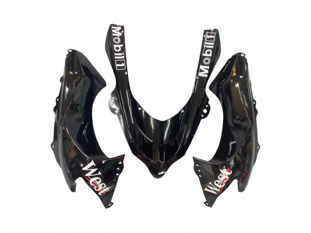 2004-2005 White Black West Ninja Kawasaki ZX10R Motorcycle Fairings