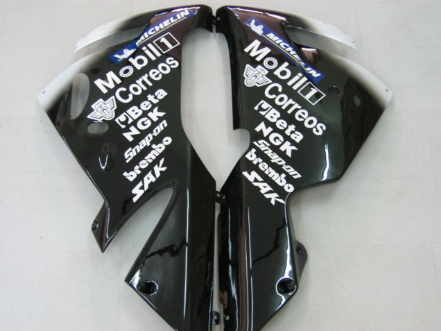 2004-2005 White Black West Ninja Kawasaki ZX10R Motorcycle Fairings