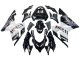 2004-2005 White Black West Ninja Kawasaki ZX10R Motorcycle Fairings