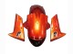 2004-2005 Burnt Orange Black Monster Elf Kawasaki ZX10R Motorcycle Fairings