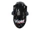 2006-2007 Glossy Black White West Kawasaki ZX10R Motorcycle Fairings